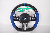 Volant en carbone personnalisable pour BMW Série F et G (2012-2022). Compatible Série 1, 2, 3, 4, 5, 6, X Séries et modèles M Performance (M2, M3, M4, M5, M6)Volant BMW F20, M2, M3, M4 carbone personnalisable