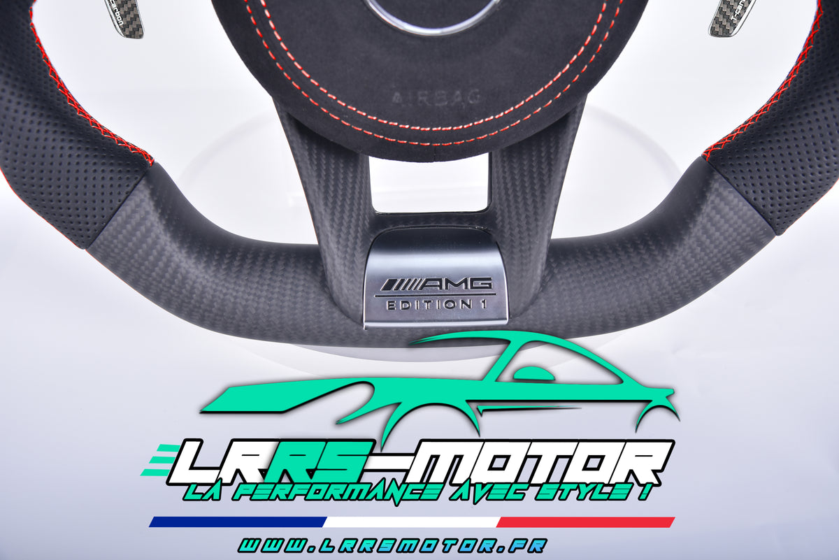 Steering wheel – Compatible with Mercedes Benz AMG (2014–2017) C63, E63, GT63, GTS63, GTC63