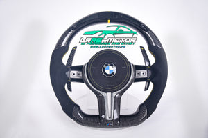 Volant BMW Série F carbone personnalisable