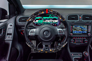 Golf 6 &amp; Polo 5, 6 gti &amp; scirocco 2015 - 2022 customizable carbon steering wheel