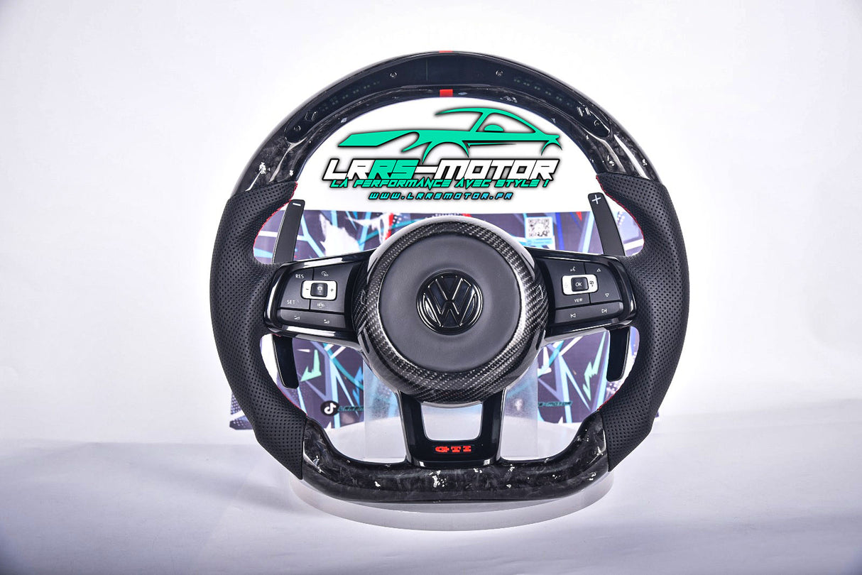 Carbon Steering Wheel GOLF 7, Scirocco 2 polo 6 GTI, GTD, R Customizable