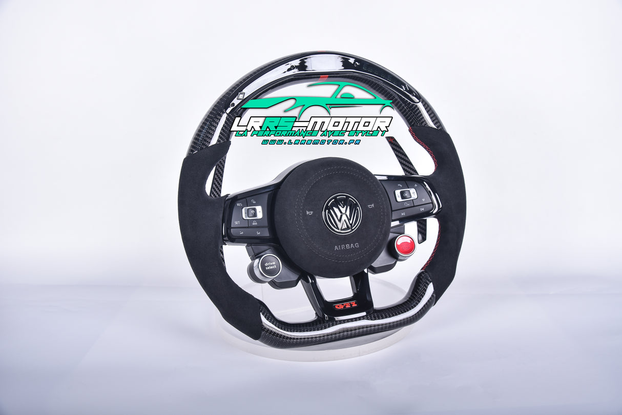 Carbon Steering Wheel GOLF 7, Scirocco 2 polo 6 GTI, GTD, R Customizable