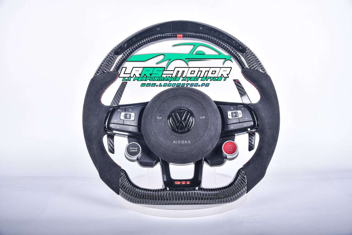 Carbon Steering Wheel GOLF 7, Scirocco 2 polo 6 GTI, GTD, R Customizable