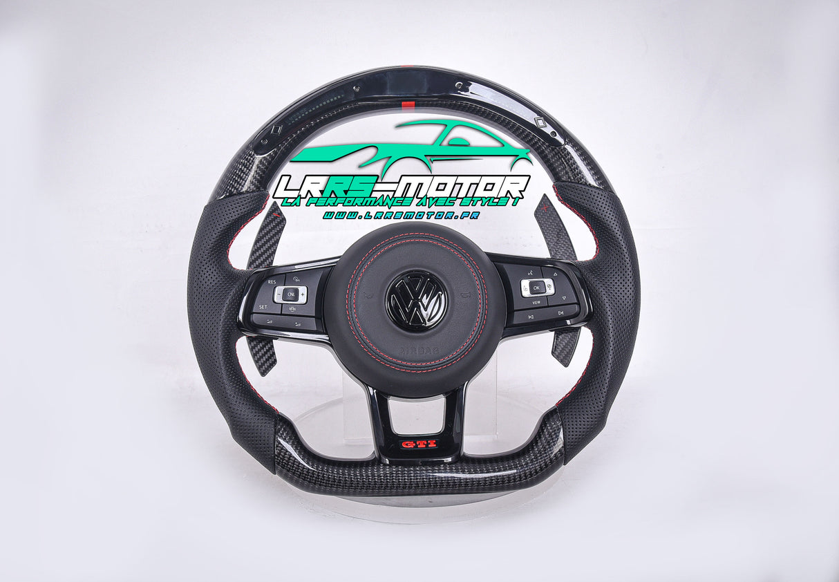 Carbon Steering Wheel GOLF 7, Scirocco 2 polo 6 GTI, GTD, R Customizable