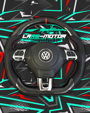 Golf 6 &amp; Polo 5, 6 gti &amp; scirocco 2015 - 2022 customizable carbon steering wheel