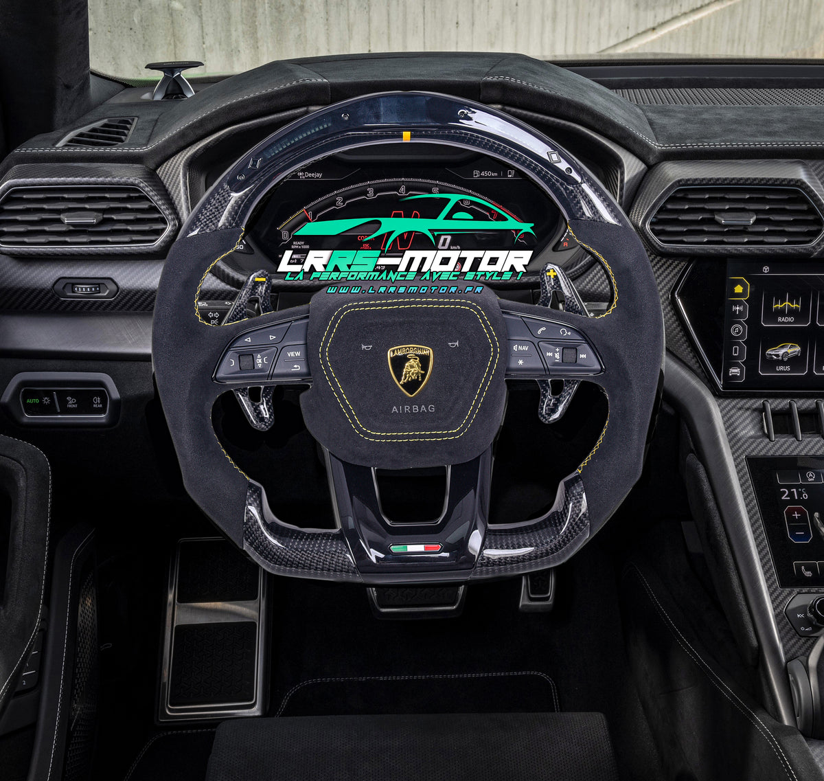 Volant Carbone personnalisable pour Lamborghini Urus (2017-2026)