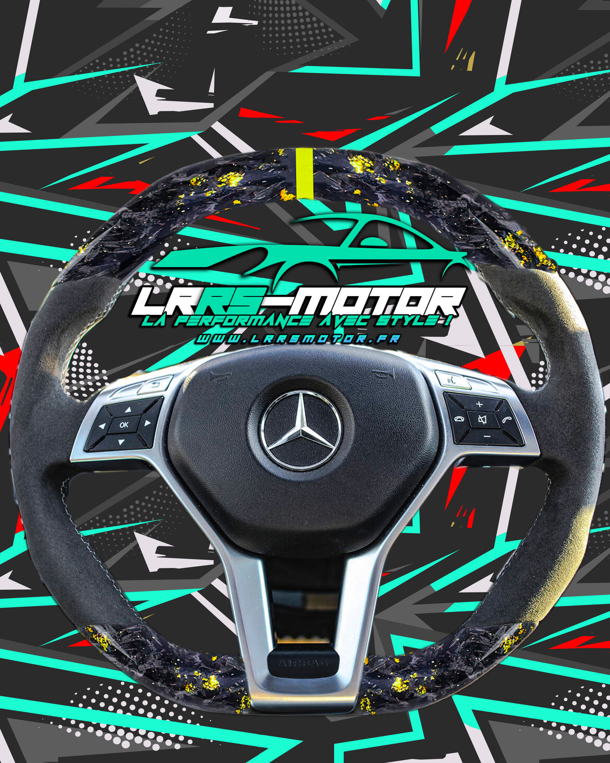 Lenkrad – Kompatibel mit Mercedes 2009 – 2015