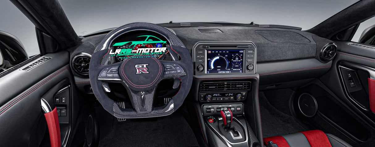 Nissan GT-R Phase 2 2016 - 2024 customizable carbon steering wheel