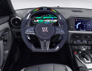 Nissan GT-R Phase 2 2016 - 2024 customizable carbon steering wheel