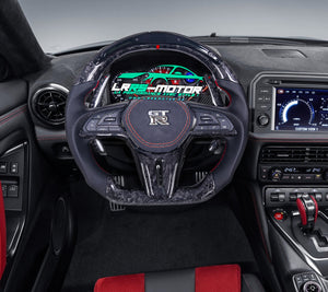 Nissan GT-R Phase 2 2016 - 2024 customizable carbon steering wheel