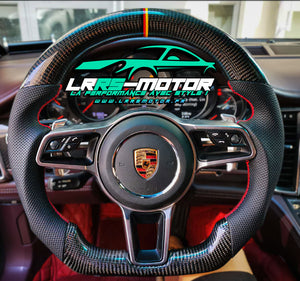 Steering wheel Porsche 911, Macan, Cayenne 2015 - 2024 ... Customizable carbon